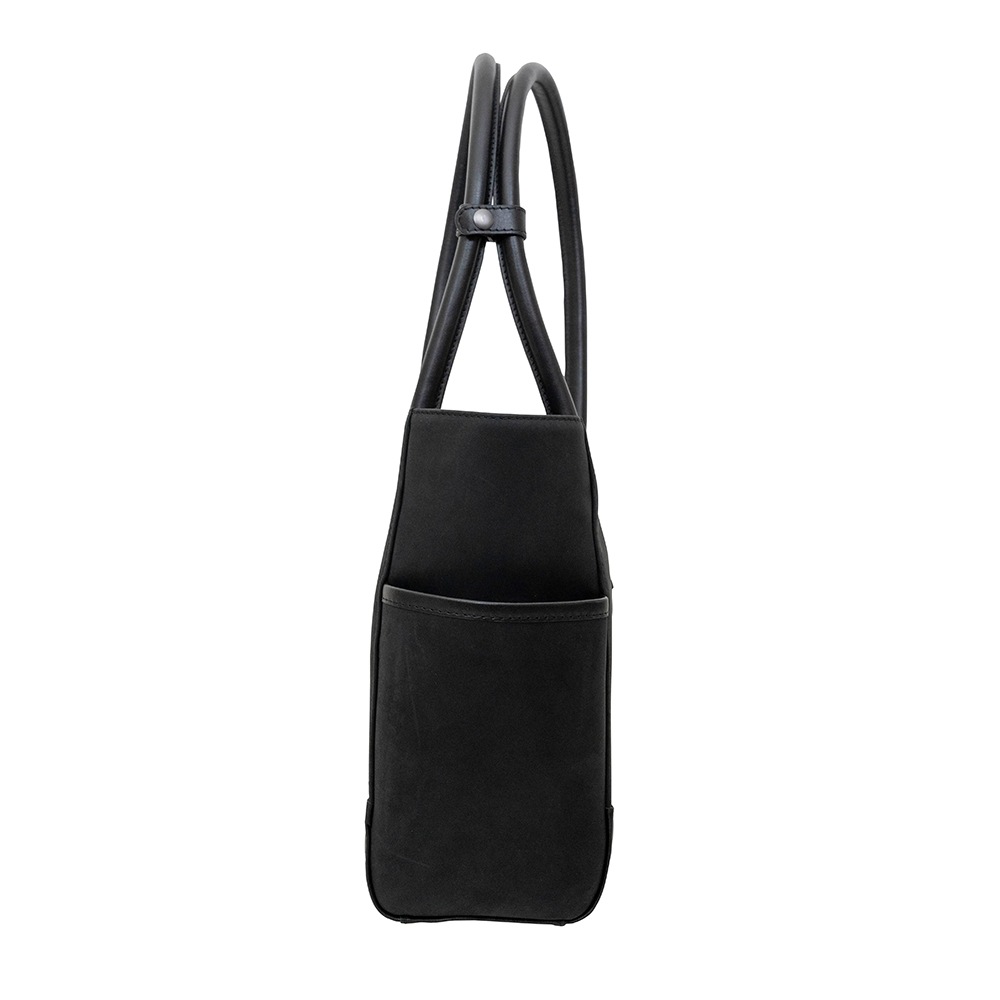 LAWRENCE MATTE BLACK ヌバック トートバッグ
