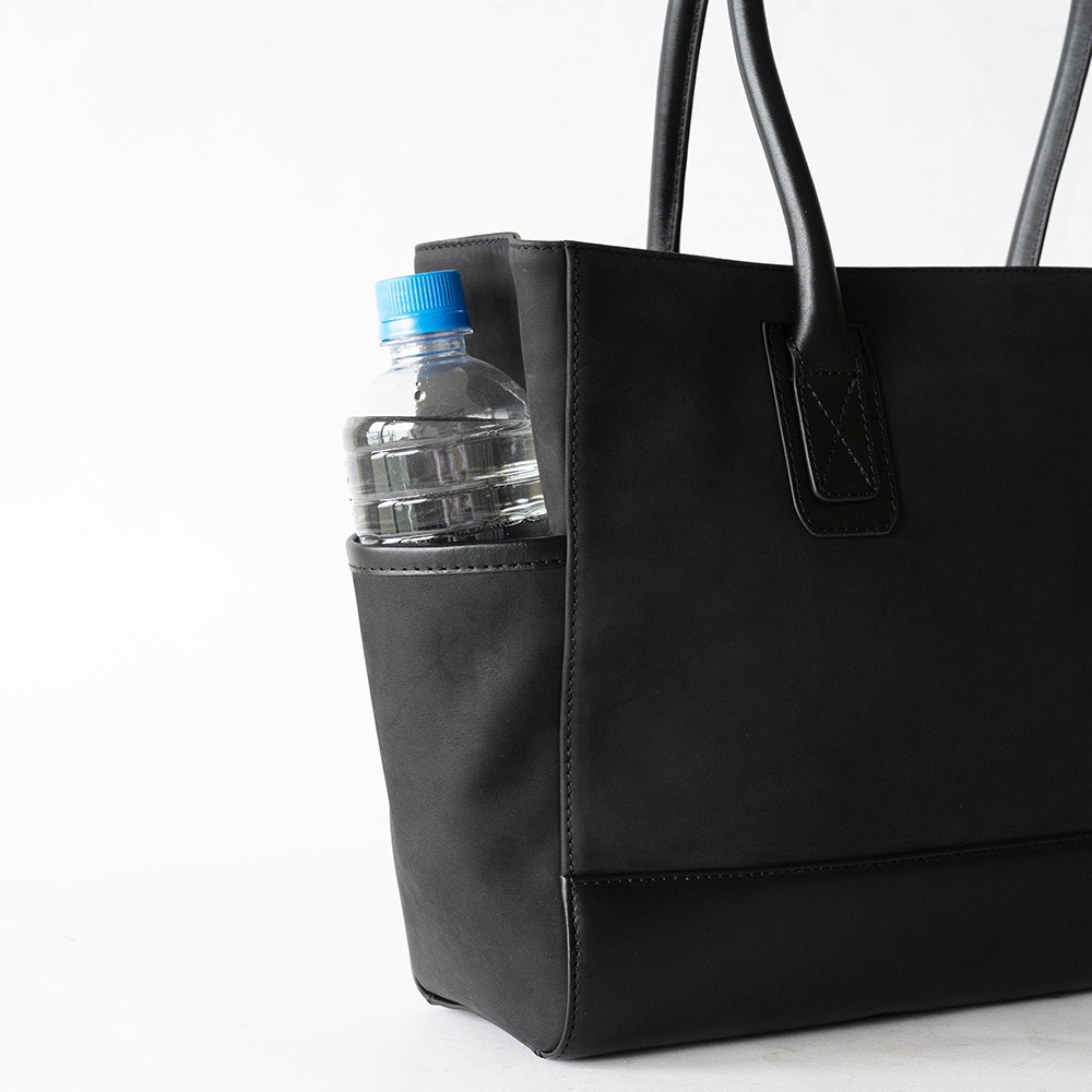 LAWRENCE MATTE BLACK ヌバック トートバッグ