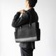 LAWRENCE MATTE BLACK ヌバック トートバッグ