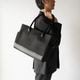 LAWRENCE MATTE BLACK ヌバック トートバッグ