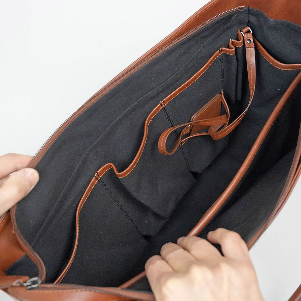 NOBLE BROWN ビジネストートバッグ 16インチ