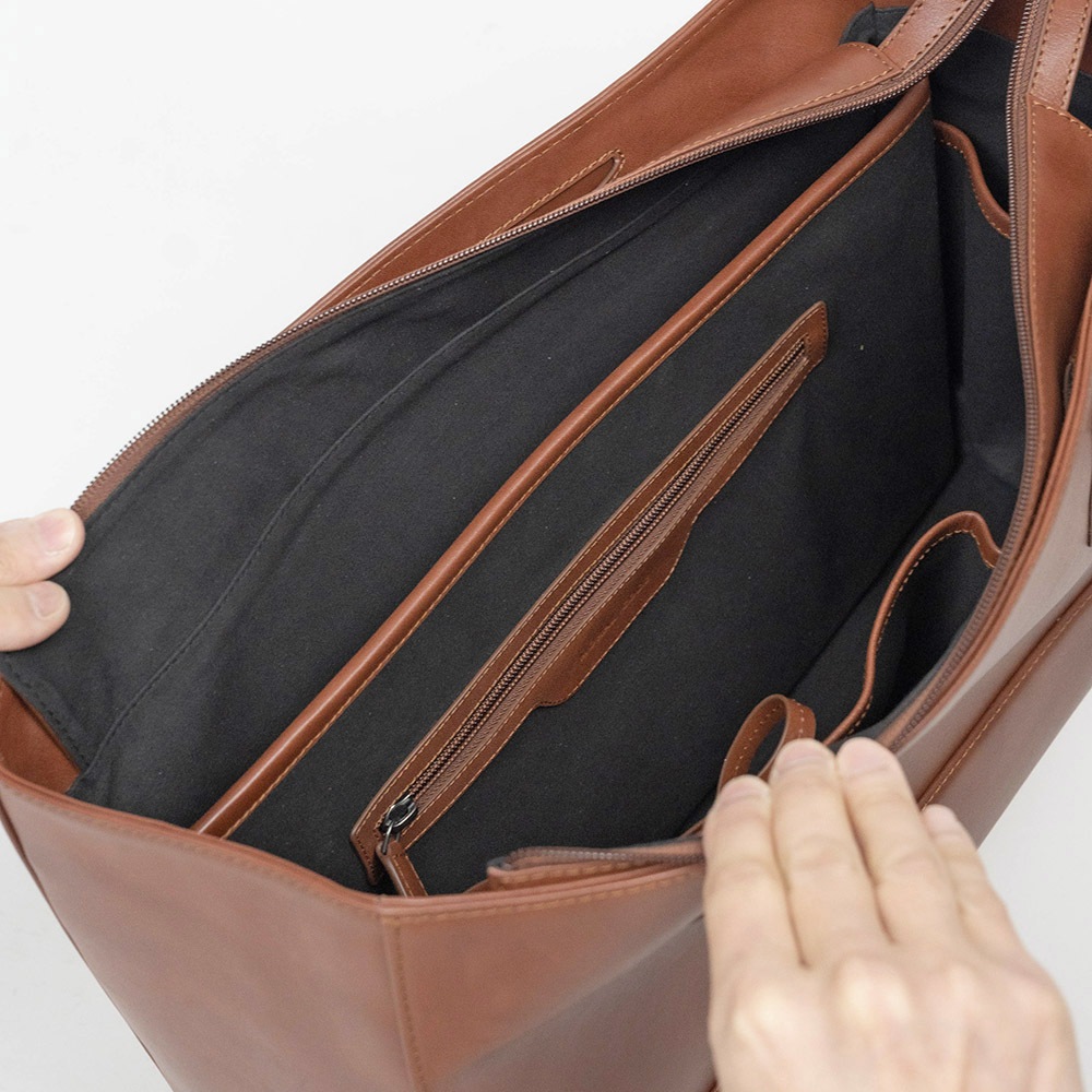 NOBLE BROWN ビジネストートバッグ 16インチ