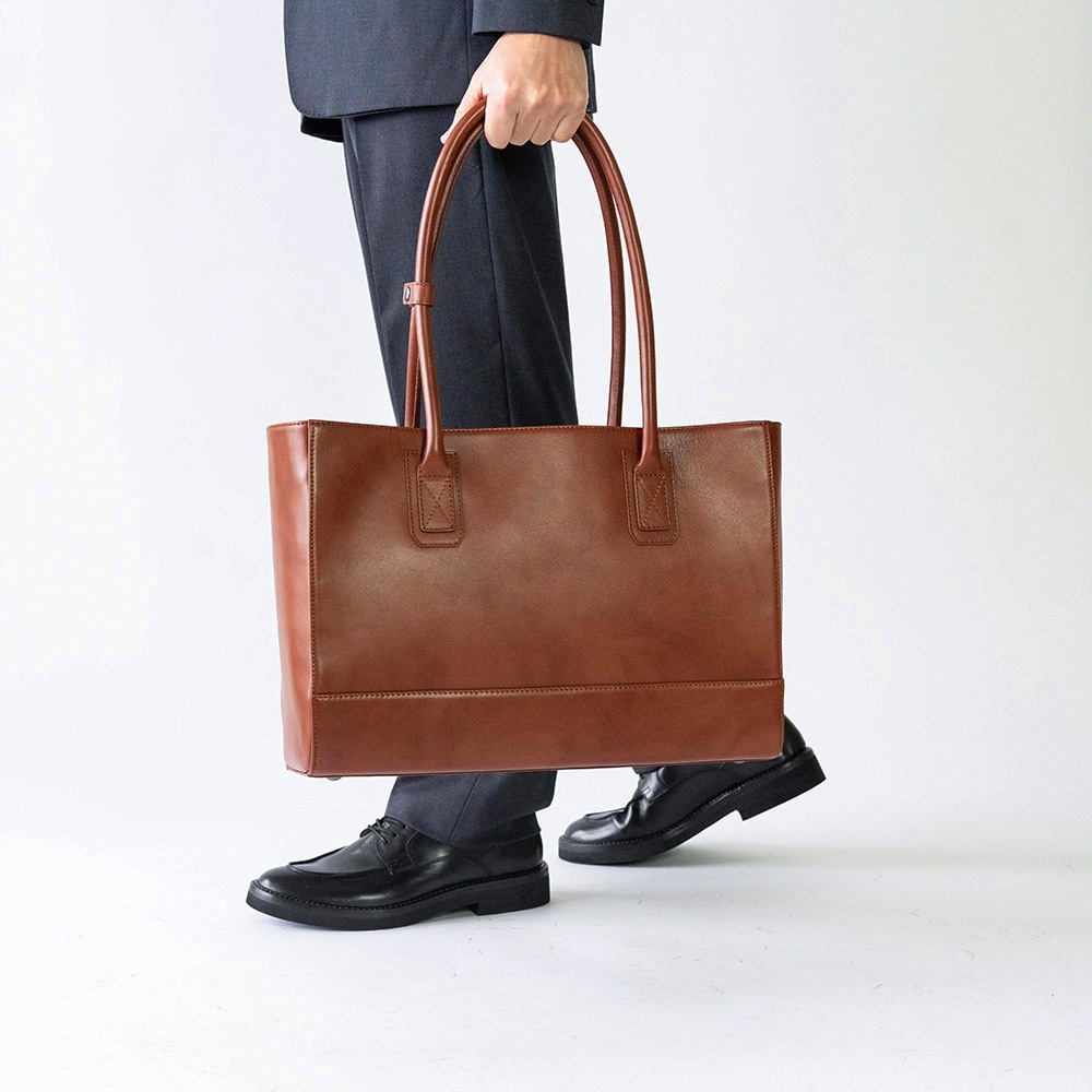 NOBLE BROWN ビジネストートバッグ 16インチ