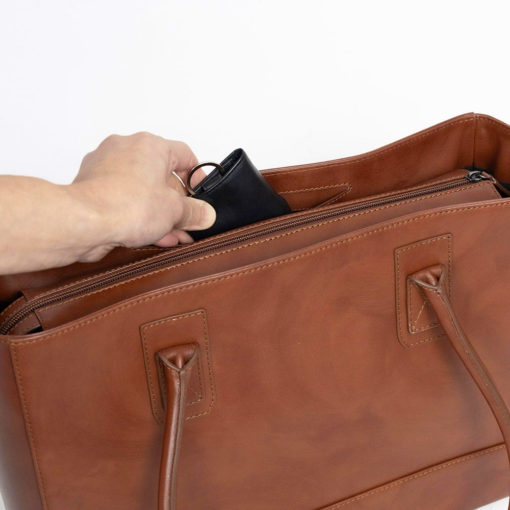 NOBLE BROWN ビジネストートバッグ 16インチ