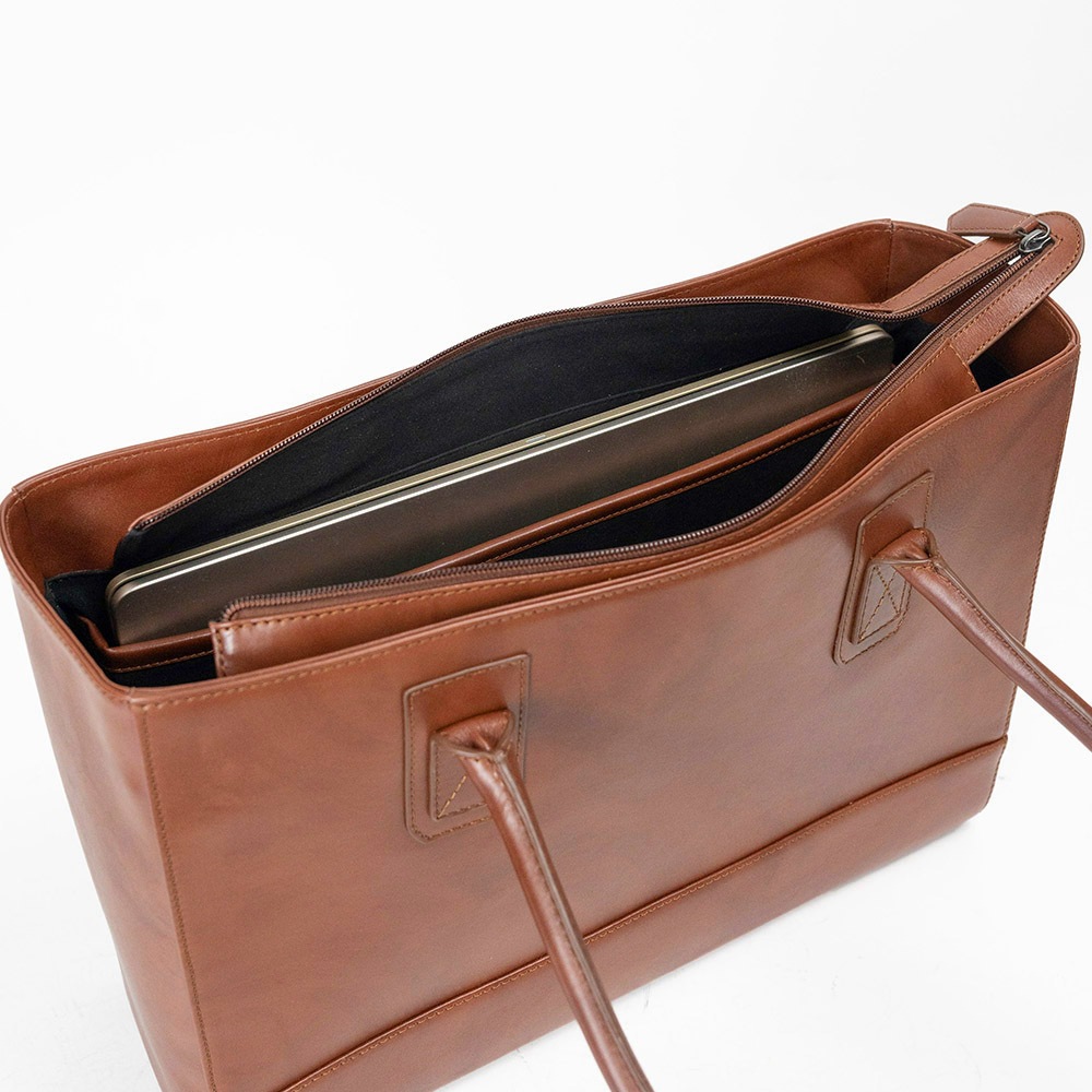 NOBLE BROWN ビジネストートバッグ 16インチ