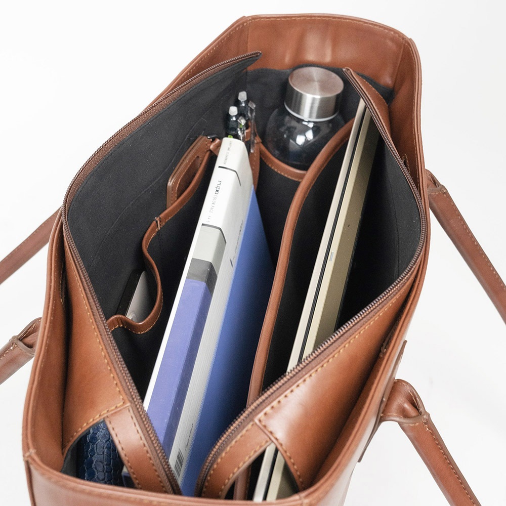 NOBLE BROWN ビジネストートバッグ 16インチ