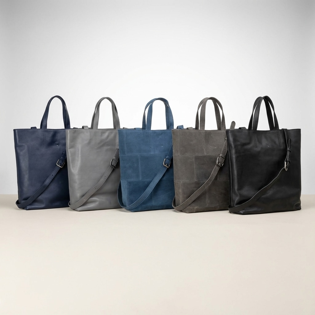 ショルダーバッグ トート 縦型 レザー 本革 メンズ レディース 2way