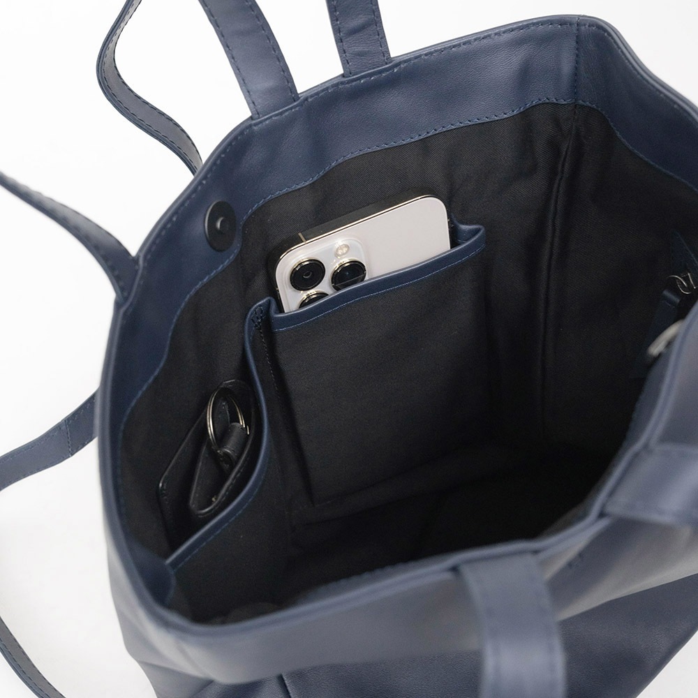 CAMDEN NAVY ショルダートートバッグ 2way