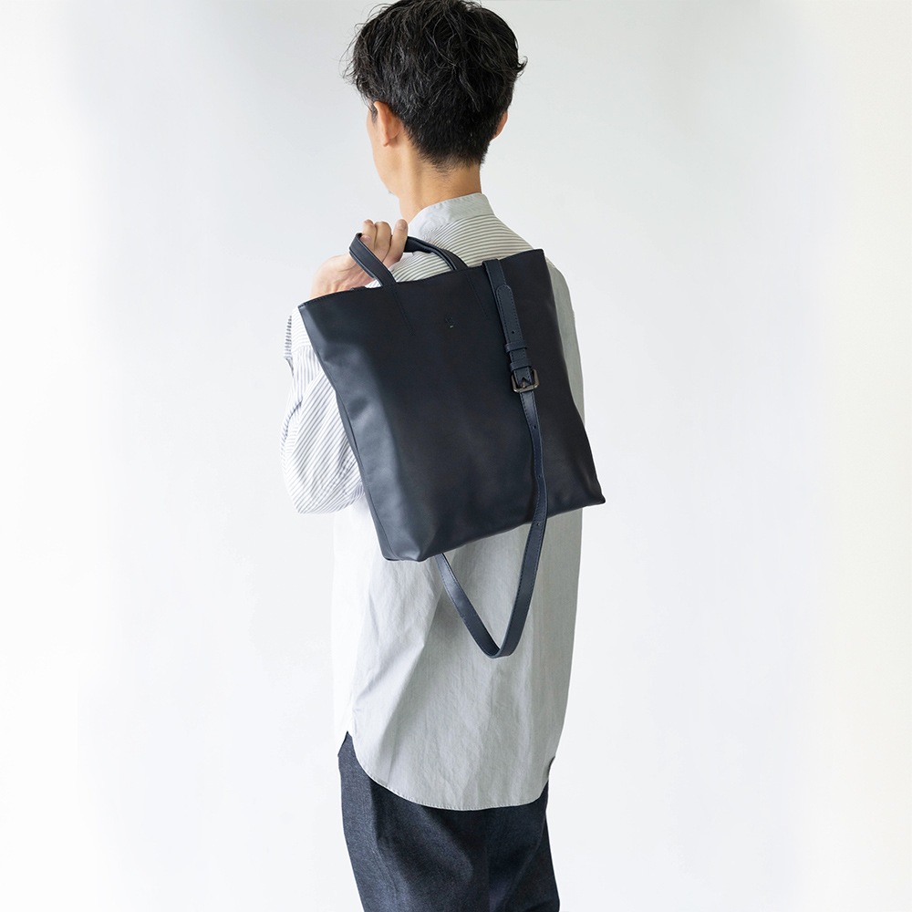 CAMDEN NAVY ショルダートートバッグ 2way