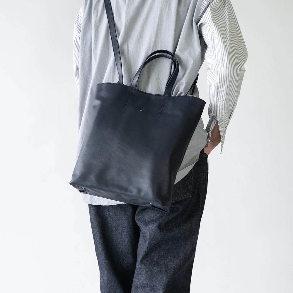 CAMDEN NAVY ショルダートートバッグ 2way