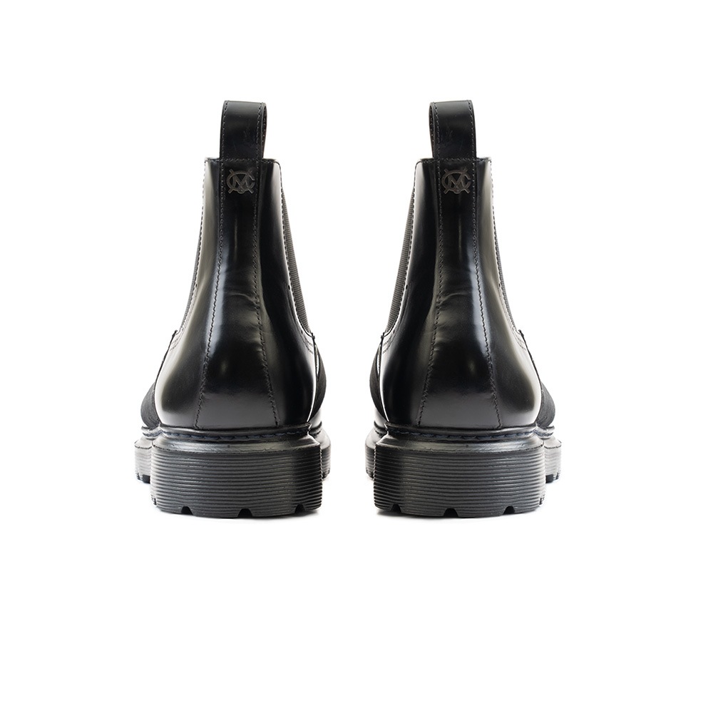 サイドゴアブーツ】FABI VERA ほそい GOMMA 革靴 サイズ39 黒 