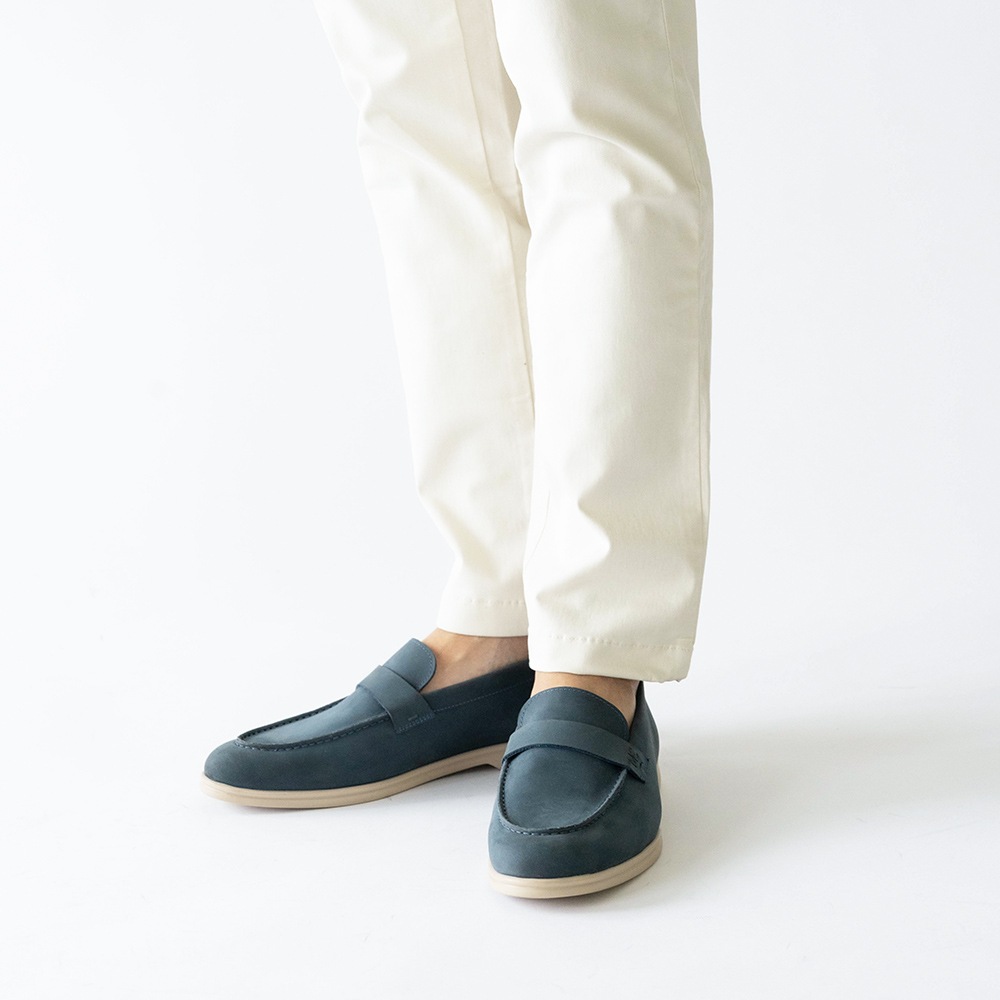 LAMONT DENIM ヌバック スリッポン