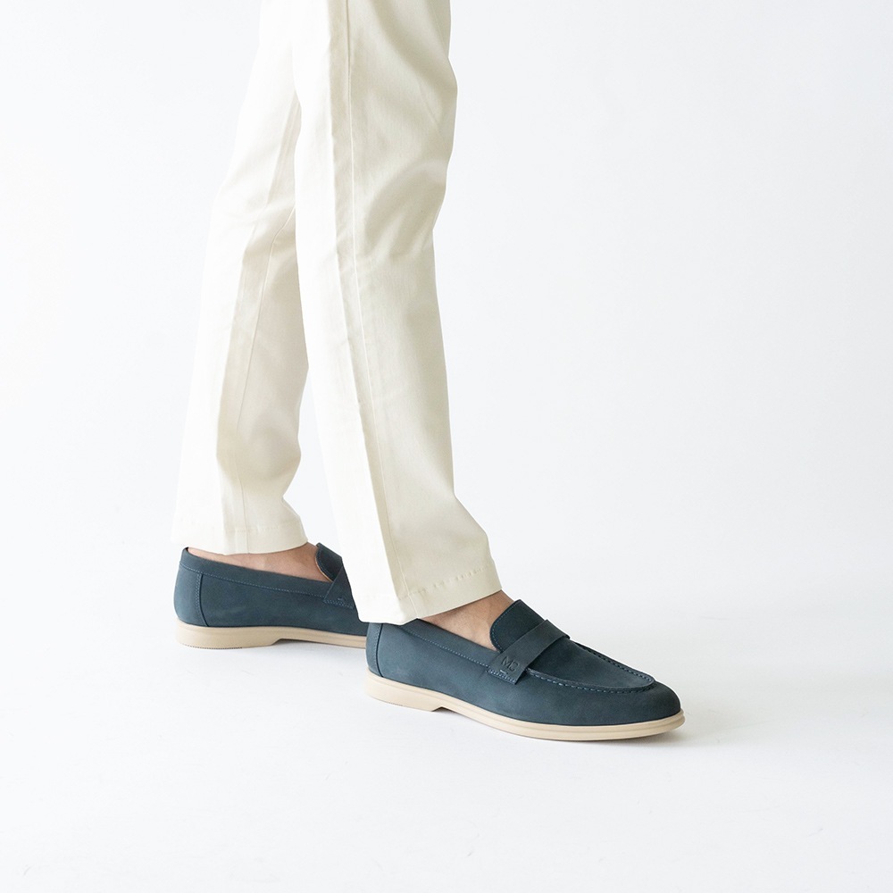 LAMONT DENIM ヌバック スリッポン