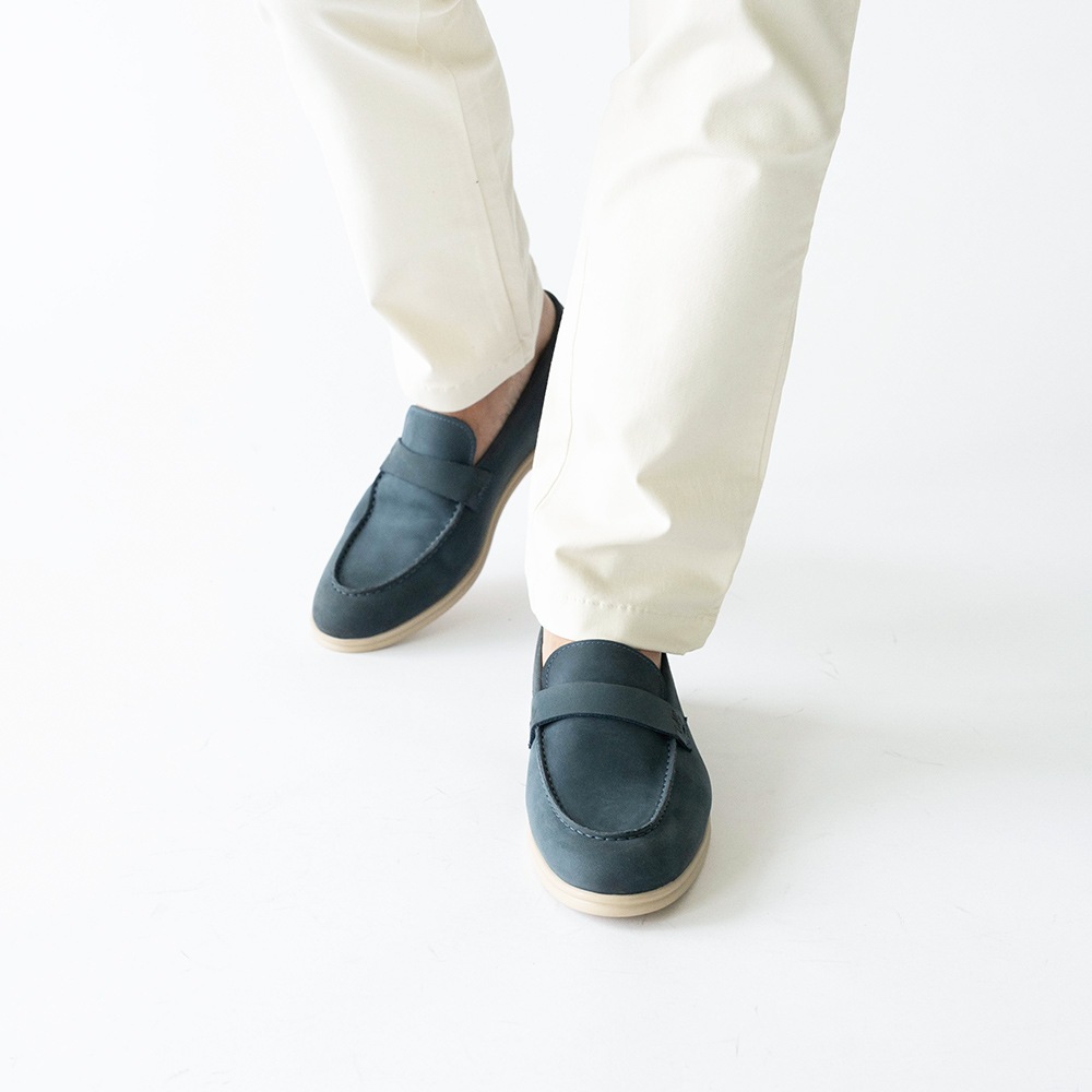 LAMONT DENIM ヌバック スリッポン