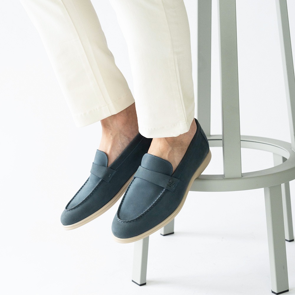 LAMONT DENIM ヌバック スリッポン