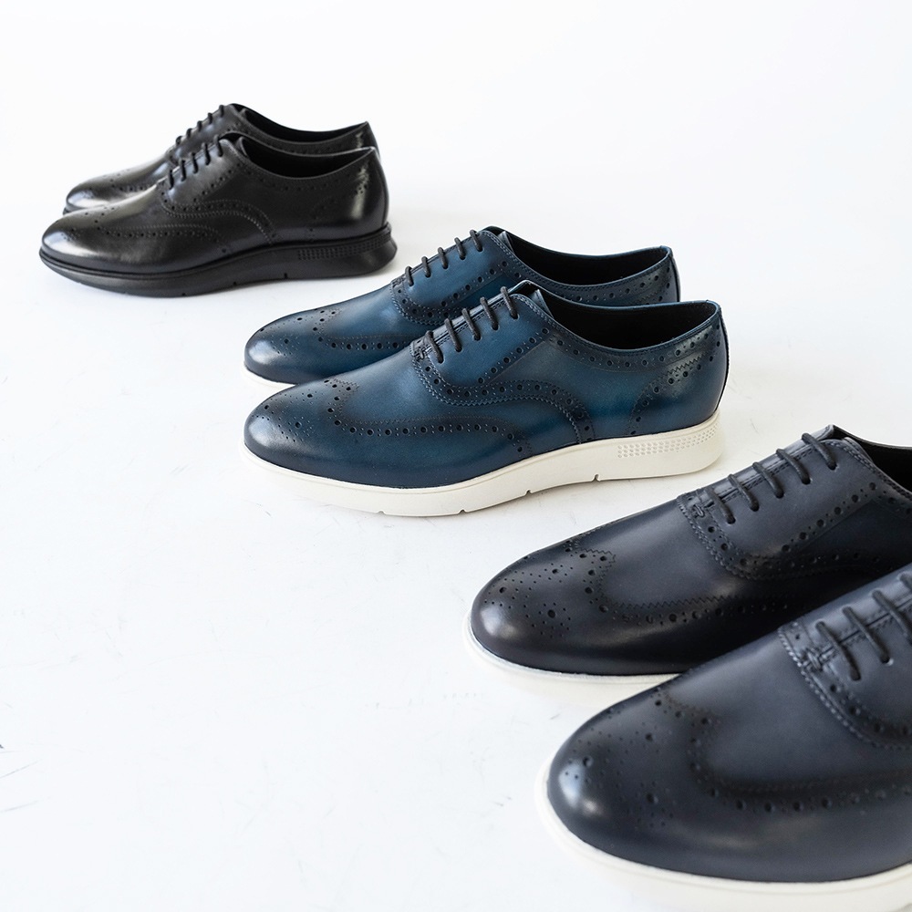 MANCHESTER DARK BLUE ドレススニーカー