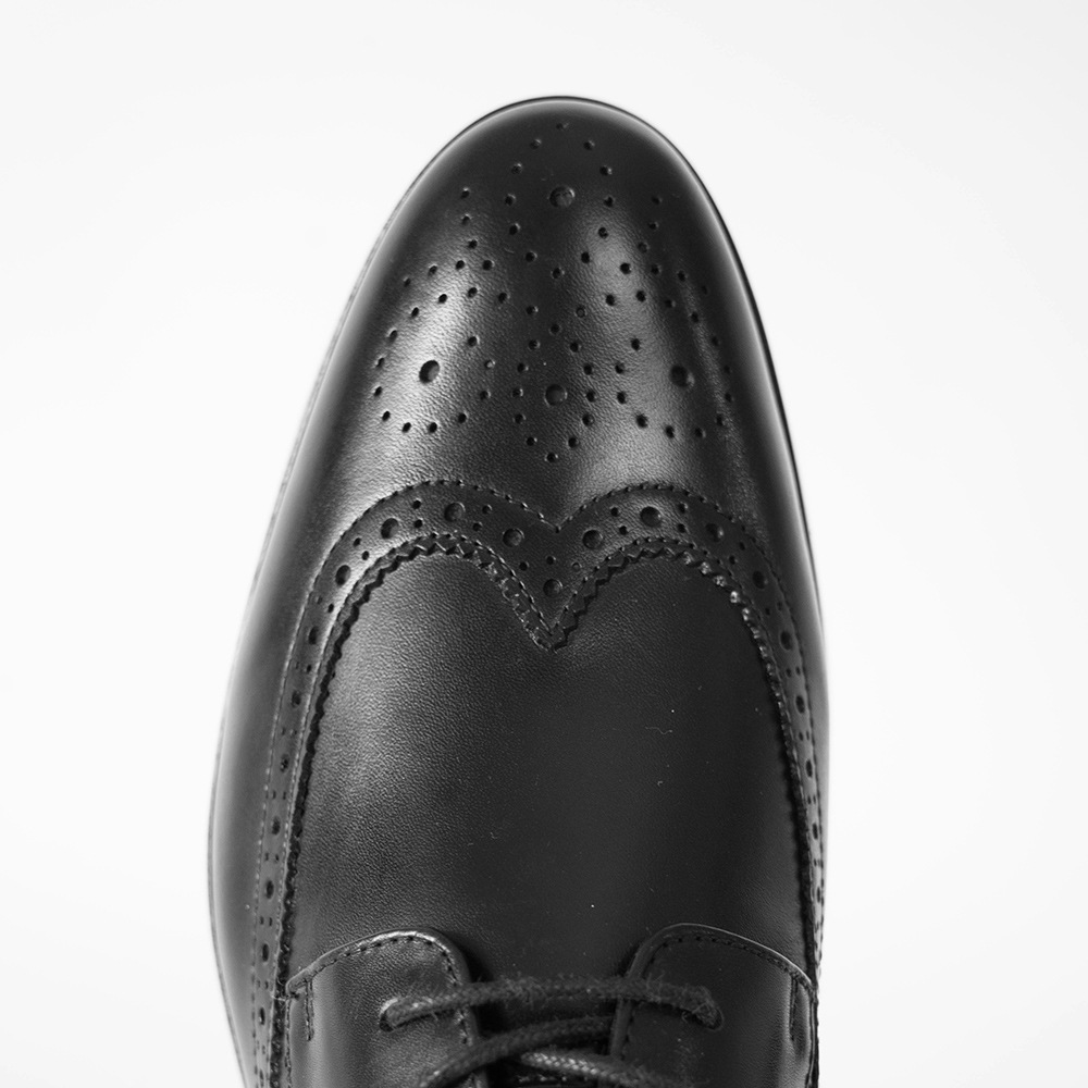 KENSINGTON BLACK ウイングチップ ビジネスシューズ