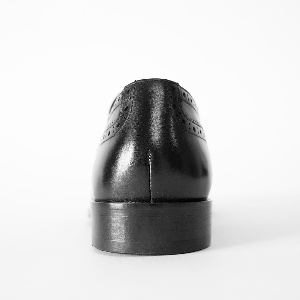 KENSINGTON BLACK ウイングチップ ビジネスシューズ