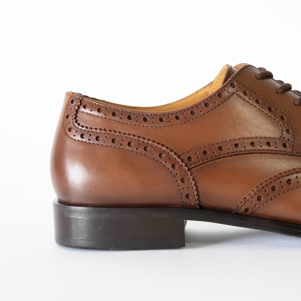 KENSINGTON COGNAC ウイングチップ ビジネスシューズ