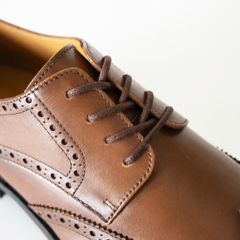 KENSINGTON COGNAC ウイングチップ ビジネスシューズ