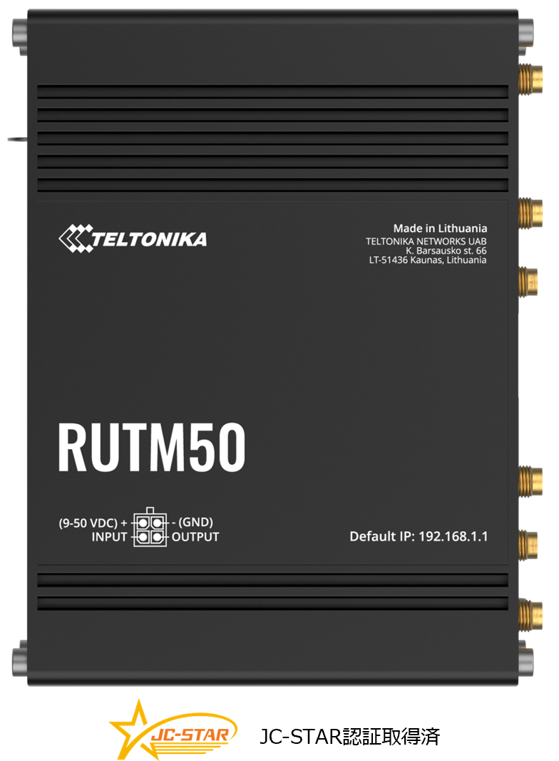 RUTM50��������5G�롼���� ���ܸ����ڵ�Ŭǧ�ںѤߡۡ�JC-STAR��1Ŭ��� RUTM50200800 