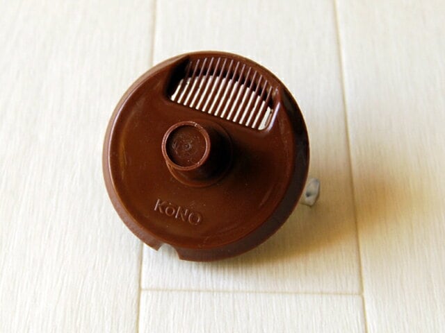 KONO式　3～4人用グラスポットの蓋　ブラウン（チョコ）