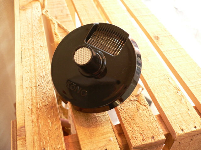 KONO式　3～4人用グラスポットの蓋　ブラック（黒）