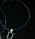 Memorial wax cord bracelet