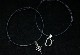 Memorial wax cord bracelet