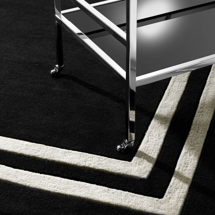 Carpet Celeste black & off-white 300 x 400 cm
