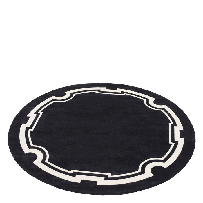 Carpet Palazzo ? 280 cm black & off-white 