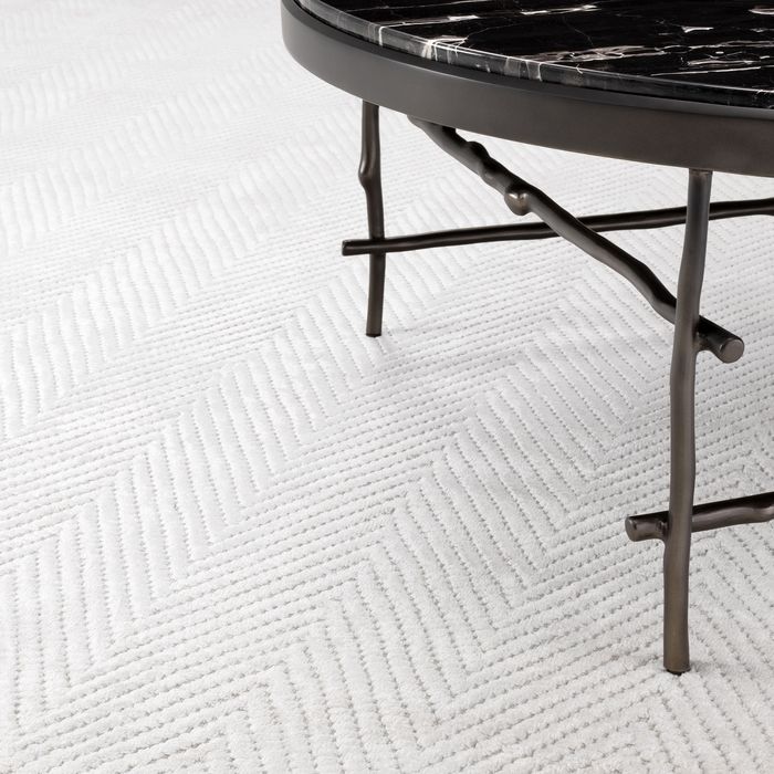 Carpet Herringbone ivory 200 x 300 cm