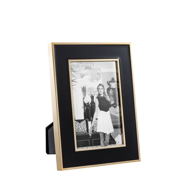 Picture Frame Lantana black gold finish S set of 6