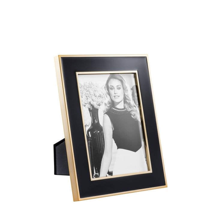 Picture Frame Lantana black gold finish M set of 6