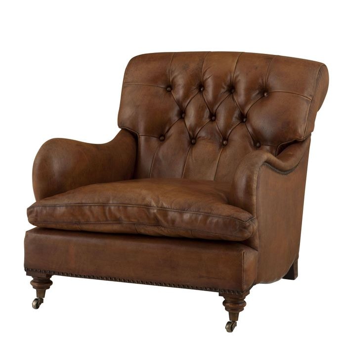 Club Chair Caledonian tobacco leather