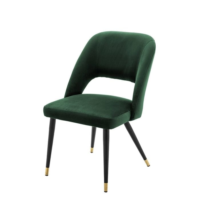 Dining Chair Cipria roche green velvet