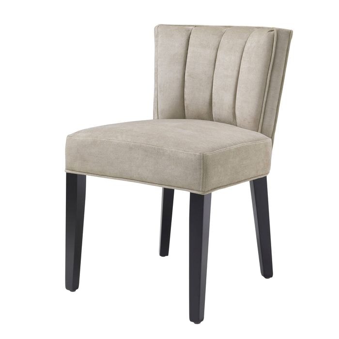 Dining Chair Windhaven greige velvet