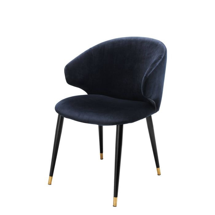 Dining Chair Volante w/arm savona midnight blue