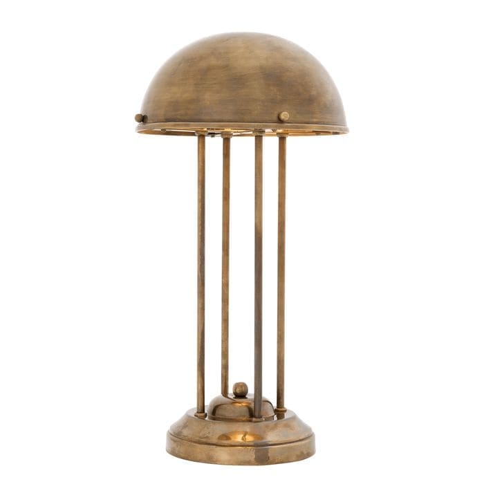 Desk Lamp Livre vintage brass finish