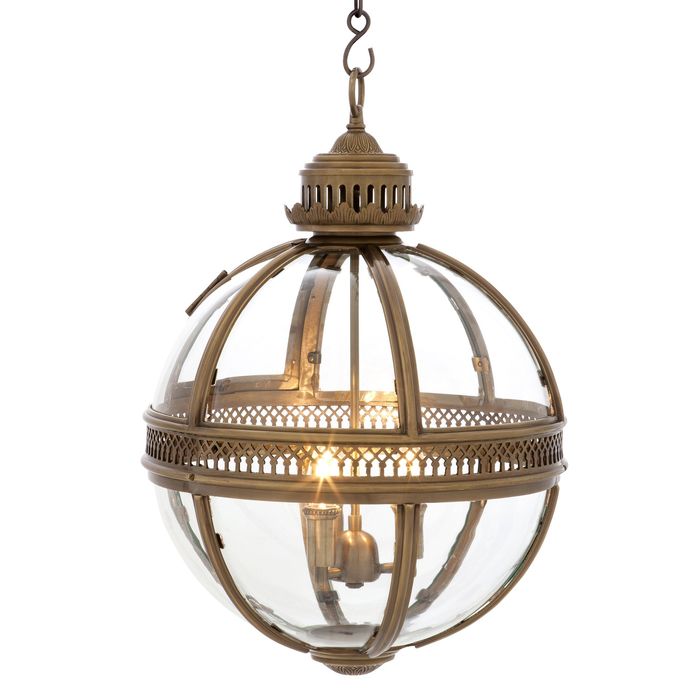 Lantern Residential antique brass  43cm
