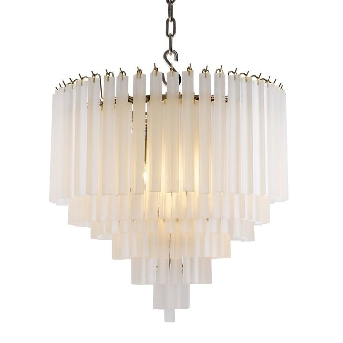 Chandelier Nova frosted glass