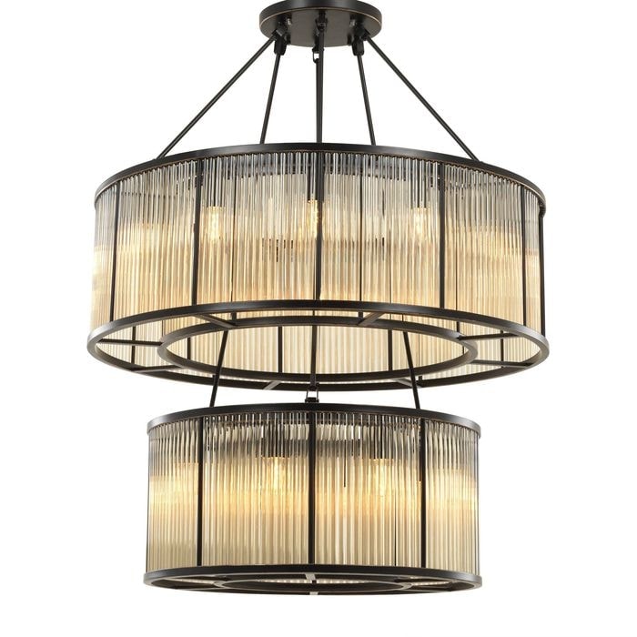 Chandelier Bernardi bronze highlight finish