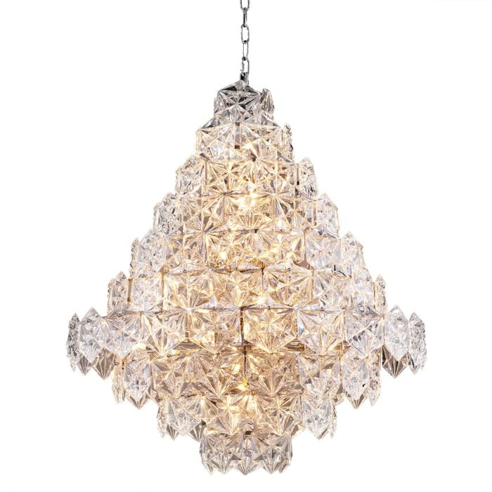 Chandelier Hermitage L nickel finish