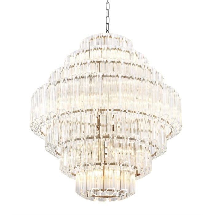 Chandelier Vittoria L nickel finish