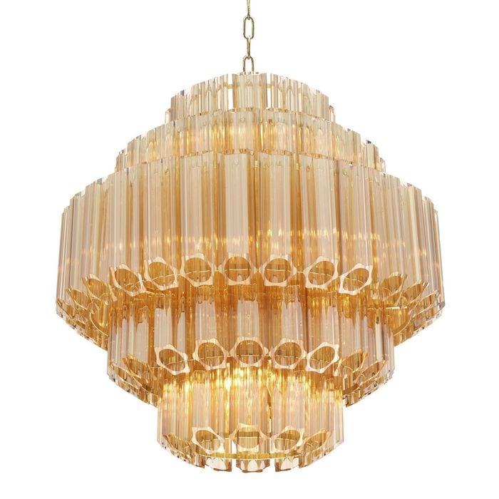 Chandelier Vittoria S gold finish