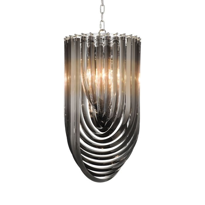Chandelier Murano smoke ? 35 x H. 65 cm