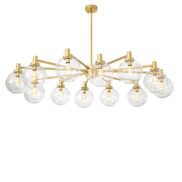 Chandelier Selva gold finish