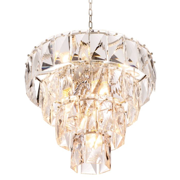 Chandelier Amazone S nickel finish 