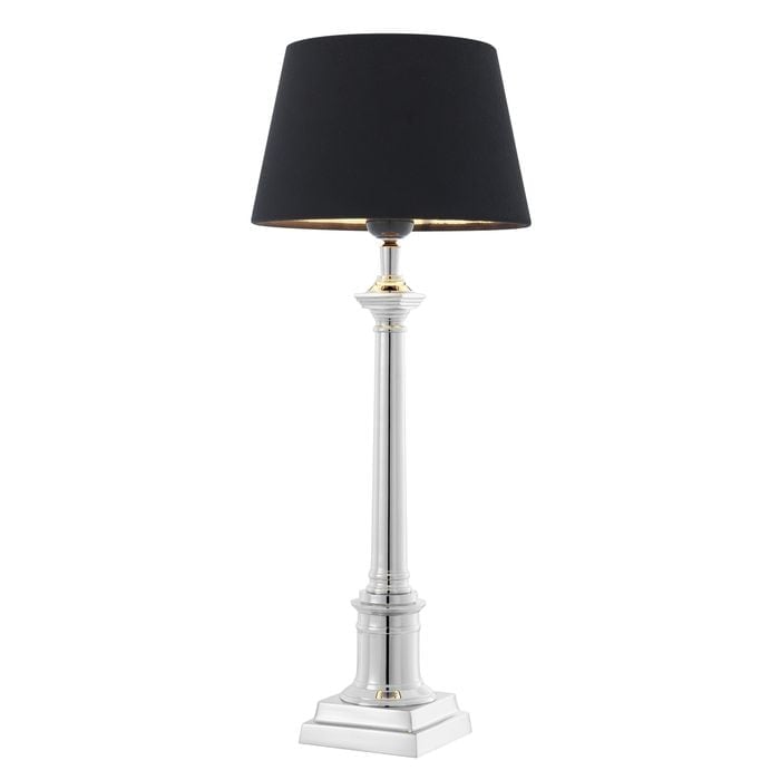 Table Lamp Cologne S nickel finish incl shade