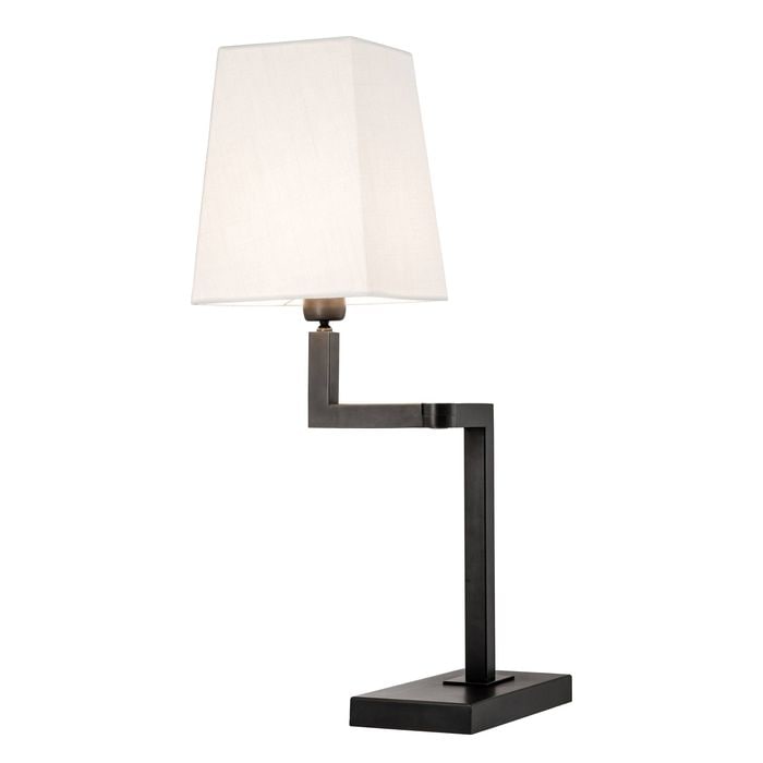 Table Lamp Cambell bronze finish incl shade